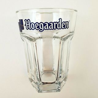 Hoegaarden Beer Glass Pub Bar 50cl Man Cave 6 Inch Tall 1/2 Liter