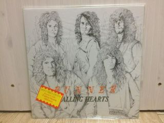 Runner - Falling Hearts 1991 Korea Only Lp Vinyl Org Hype Sticker