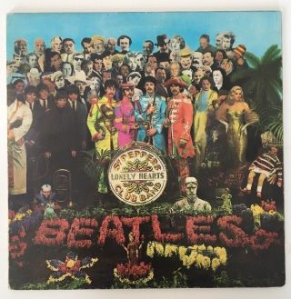 The Beatles - Sgt.  Peppers Lonely Hearts Club Band Lp Vinyl Emi Greek Rare 1973