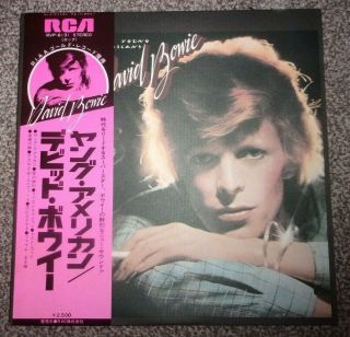 David Bowie Young Americans Vinyl Japanese Pressing With Obi And Insert