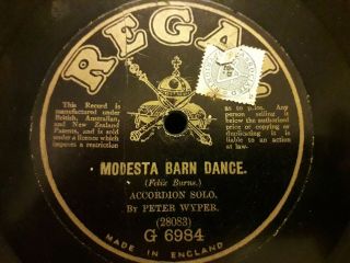 Peter Wyper - Modesta Barn Dance / Buster Brown - 78 Rpm