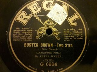 Peter Wyper - Modesta Barn Dance / Buster Brown - 78 rpm 2