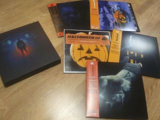 Halloween 1 - 5 Soundtrack Lp Box Set Death Waltz Slipcase Nm