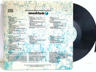 Woodstock Soundtrack Cotillion SD 3 - 500 LP Vinyl Record Album 3