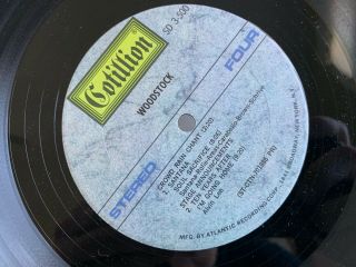 Woodstock Soundtrack Cotillion SD 3 - 500 LP Vinyl Record Album 4