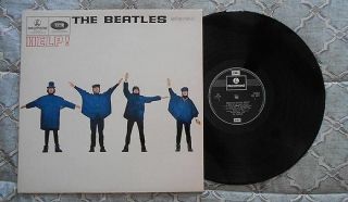 The Beatles Help U.  K.  Parlophone Lp Nm
