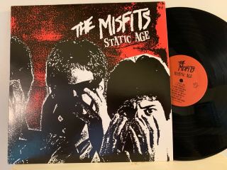 The Misfits Static Age Vinyl Lp Vinyl 1997 Caroline Punk Glen Danzig - Near
