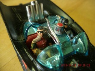 vintage Corgi Batmobile diecast toy 1/43 scale 8,  w/figures 3