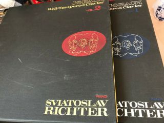Sviatoslav Richter J S Bach Well Tempered Clavier Complete Japan 6lp 2 Box Nm