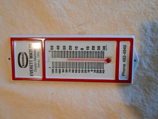Vintage Sohio Thermometer Sidney Ohio
