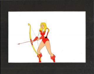 She - Ra Princess Of Power Adora Animation Cel And Drawing From Filmation 1980s