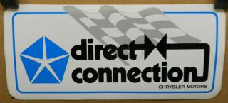 Large Direct Connection Chrysler Plymouth Dodge Sticker Decal Drag Cuda Gtx Dart