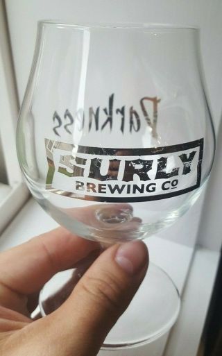 Surly Brewing Company Rare Snifter Glass Minneapolis Minnesota Brewery