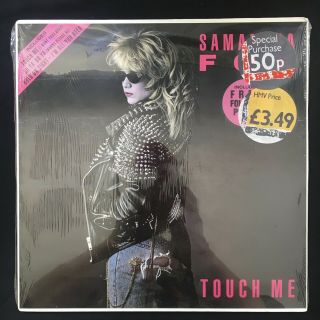 Samantha Fox Touch Me Jive Uk Hip 39 Poster Vinyl Lp