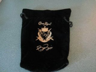 Crown Royal Black Velvet Bag With Big Boi Signature - Diy - Quilting - Coin Bag - Storge