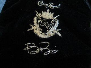 Crown Royal Black Velvet Bag with Big Boi Signature - DIY - Quilting - Coin Bag - Storge 3