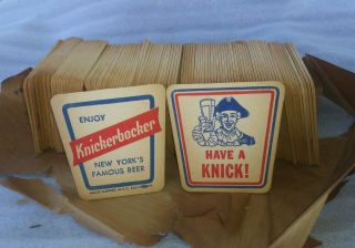 100 1940s Knickerbocker Beer Coasters Have A Knick