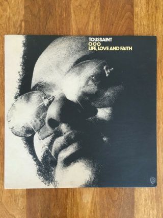 Allen Toussaint “life,  Love And Faith” (lp Reprise,  1972) Wlp Promo