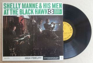 Shelly Manne & His Men At The Black Hawk Vol.  3 Contemporary Label Dg Jazz Lp