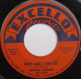 Arthur Gunter 45 On Excello " Baby Can 