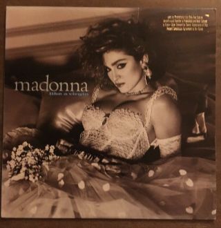 Madonna Like A Virgin Vinyl Lp Promo White Vinyl Vg,