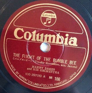 Japanese Import - Harry James Orchestra - Flight Of The Bumble Bee,  10” 78rpm