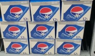 1x 12oz 12 Pack Vanilla Pepsi Cans