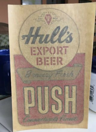 Rare Vintage Hulls Hull 