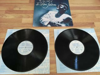 Elton John - The Very Best Of Double Lp Vinyl Record 1990 Pressing