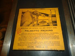 Vintage Greene,  Tweed & Co Palmetto Packing