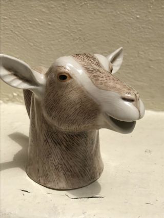 Goat Creamer Or Jug By Quail Pottery England