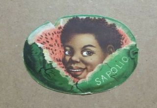 Sapolio Soap,  Black Americana Trade Card,  1890 
