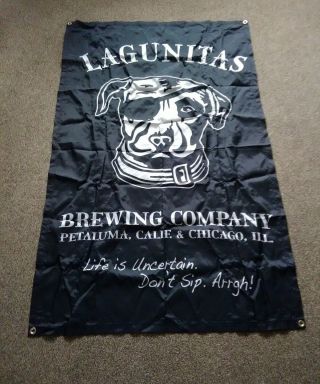 Lagunitas Brewing Company American Beer Dog Pirate Flag,  Banner -