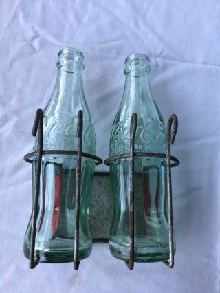 Vintage Coca Cola Shopping Cart Bottle Holder Rare 2