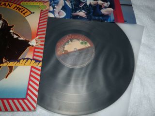 KISS HOTTER THAN HELL BLUE CASABLANCA LABEL W/RARE POSTER 6