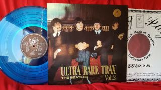 The Beatles " Ultra Rare Trax Vol.  2 " Nm Blue Vinyl,  Swingin 