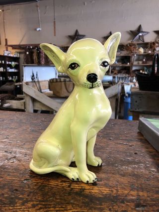 Vintage Marwal Chihuahua Statue Cool