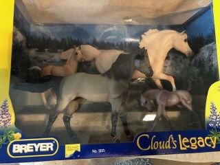 Nib Breyer Set Of 4 Horse 1225 Clouds Legacy Wild Mustangs Of Rocky Mountains