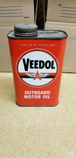 Veedol Outboard Motor Oil Can