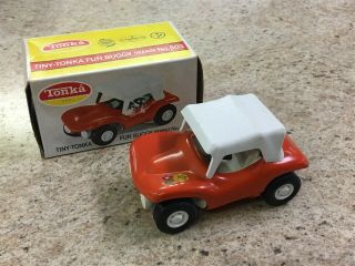 Vintage Tiny Tonka Orange Fun Buggy 503 Toy Car