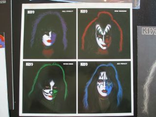 KISS - GENE SIMMONS LP 1978 JAPAN VIP - 6578 VINYL RECORD w/OBI & POSTER 6