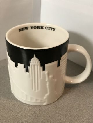 Starbucks Collector Series Mug York City Raised Relief 16oz 2012