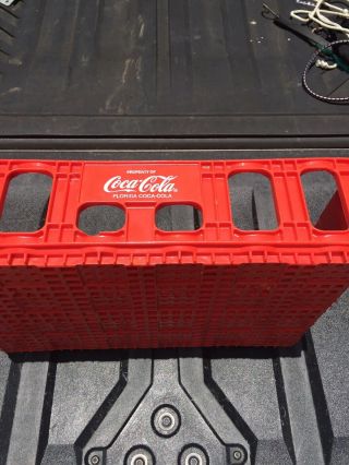 Coke Coca Cola Collectable Vintage Plastic Tray Crate Stackable