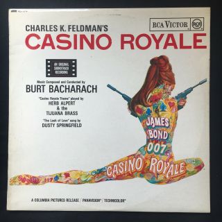 Casino Royale Burt Bacharach Ost James Bond 007 Rca Red Spot Rd - 7874 Vinyl Lp Ex