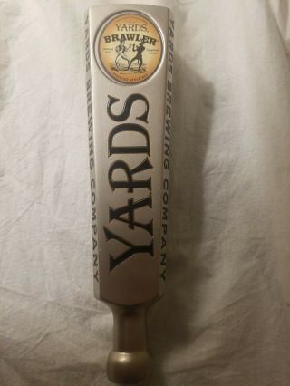 Yards Brawler Brewing Draft Beer Tap Handle 11 " Collectible Home Bar Cave Philly