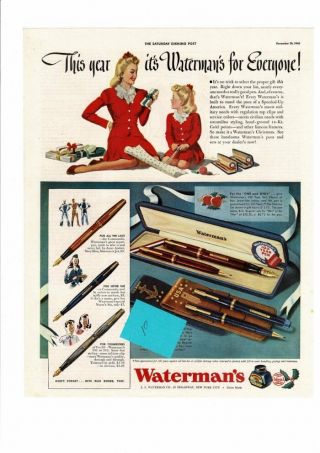 Vintage 1942 Waterman 