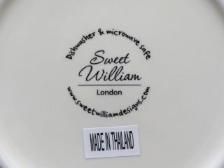 SWEET WILLIAM London BLACK SCHNAUZER Ceramic Dog Water & Food Bowl 4