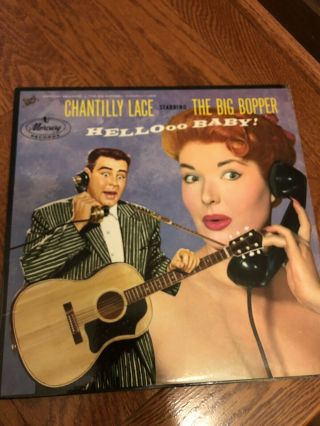 The Big Bopper " Chantilly Lace " 1959 Lp Mercury - Mg20402 First Press Black Label