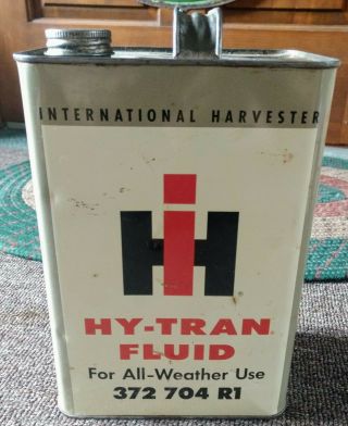 1950s? International Harvester " Hy - Tran " Fluid Gallon Can.  L@@k