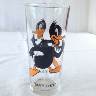 Daffy Duck Pepsi Drinking Glass 1973 Looney Tunes Wb Collectible Cartoon Vintage